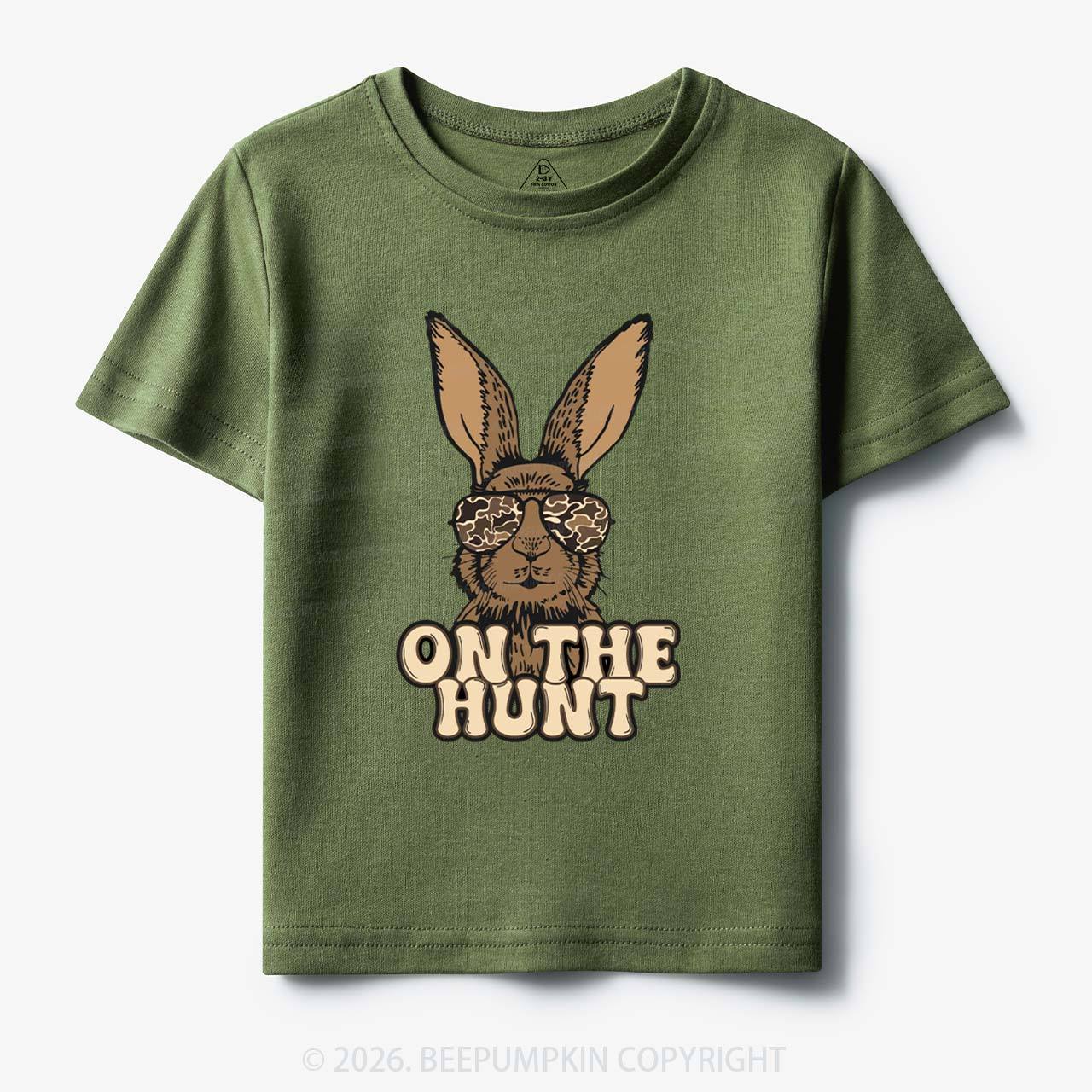 Camo Bunny On The Hunt Toddler&Kid's Tees