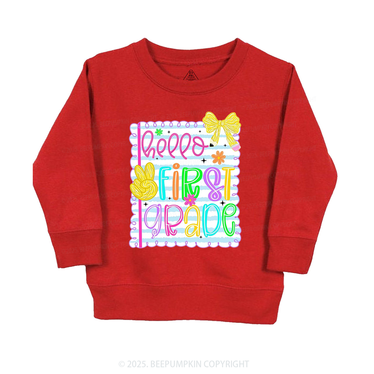 Personalized Back-To-School Greetings Kid's Sweatshirt