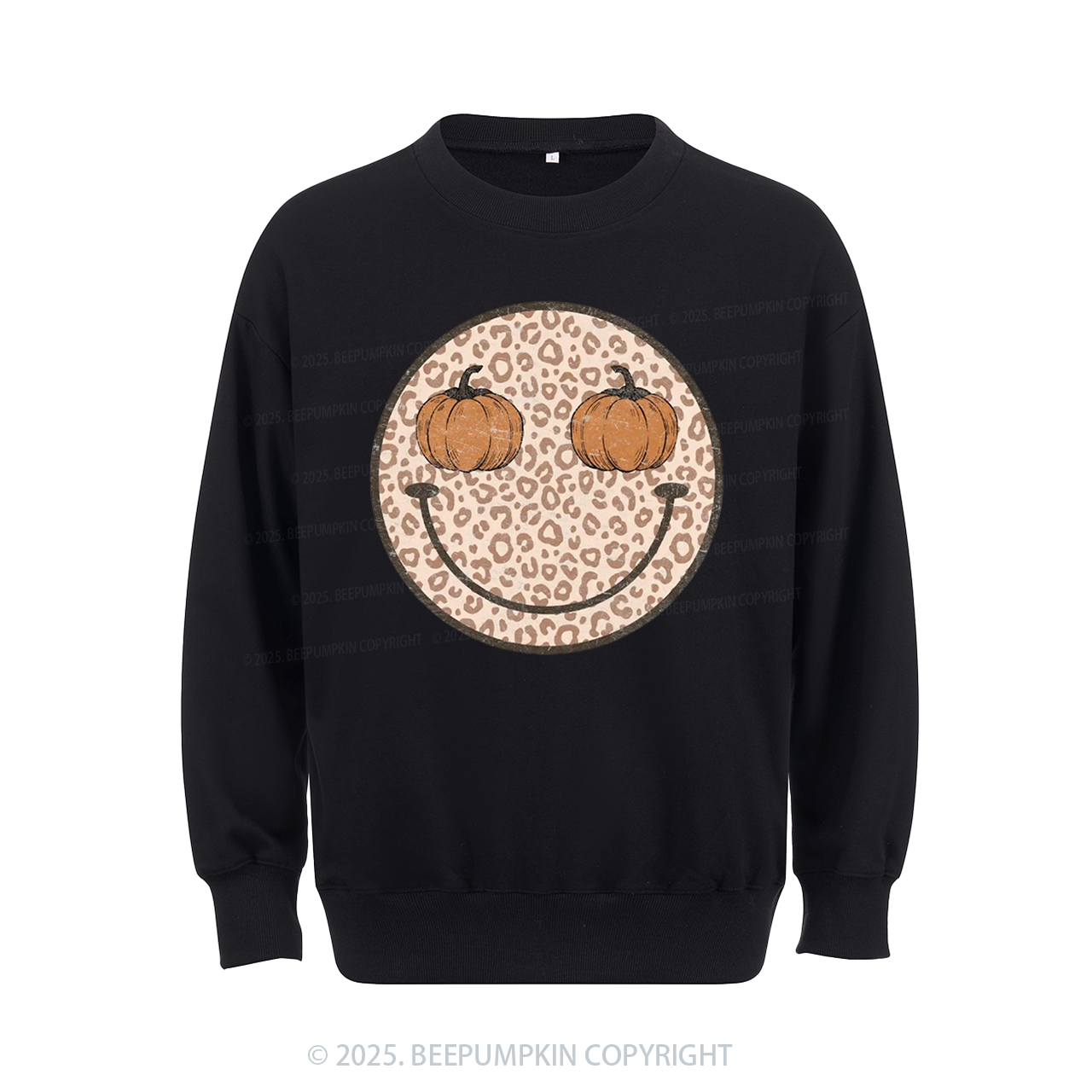 Pumpkin Smiley Face Sweatshirt Beepumpkin