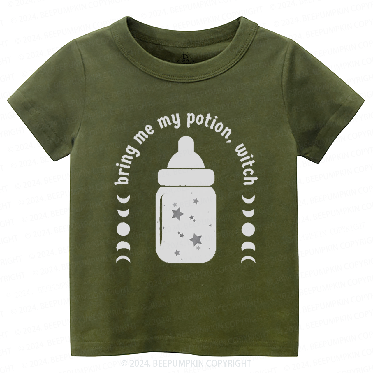 Ghoul Punk Witch Toddler&Kids Tees 7