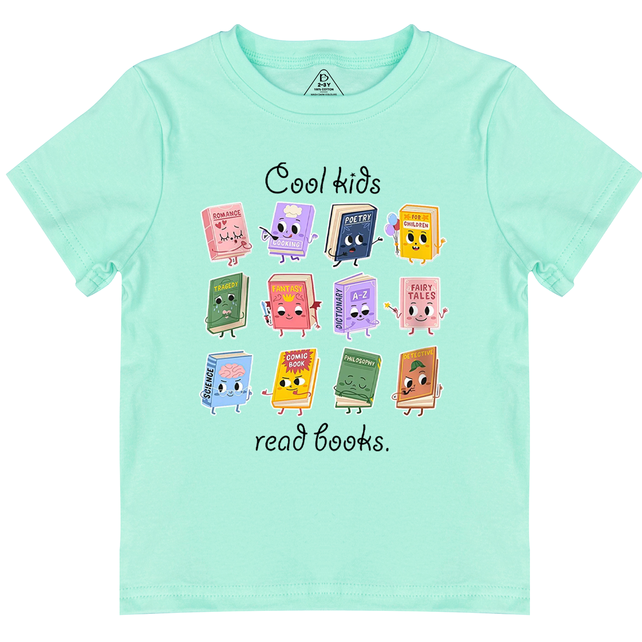 Cool Kids Read Books Toddler&Kid's Tees Beepumpkin