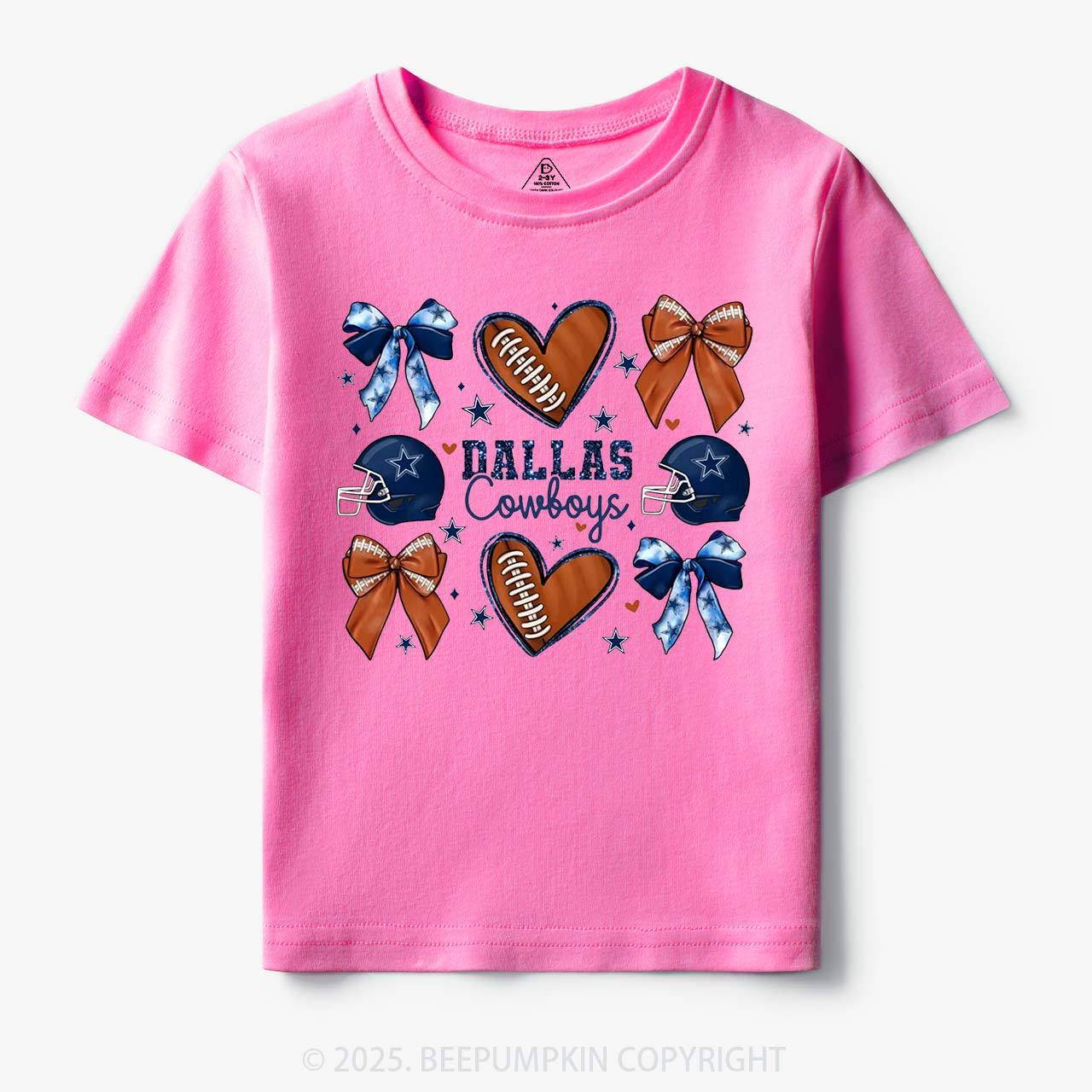 Blue Star Football Toddler&Kid's Tees Beepumpkin