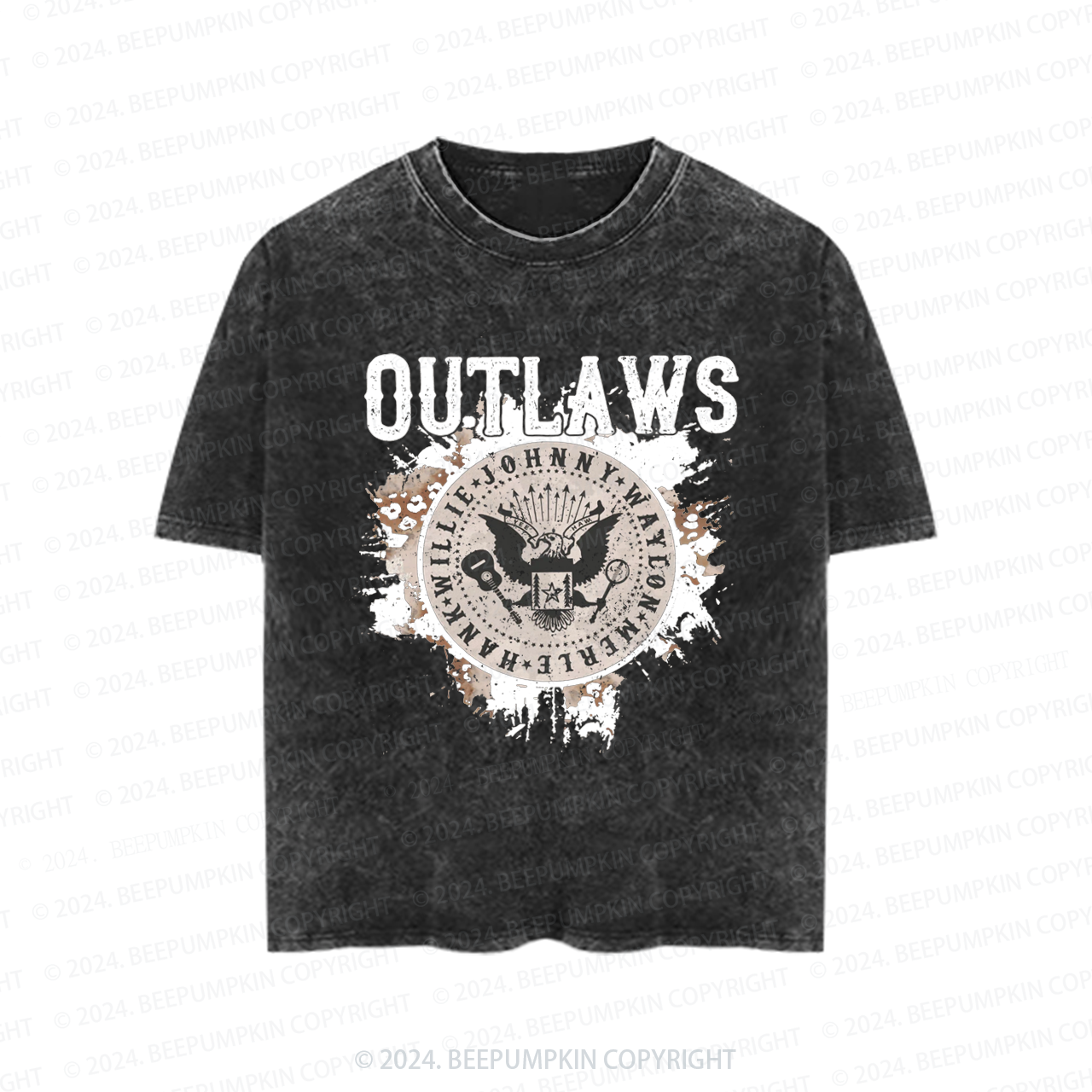 Country Music Band Toddler&Kids Washed Tees          