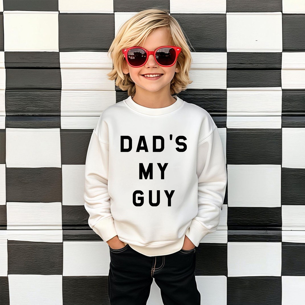 Dad's My Guy Kids Sweatshirt