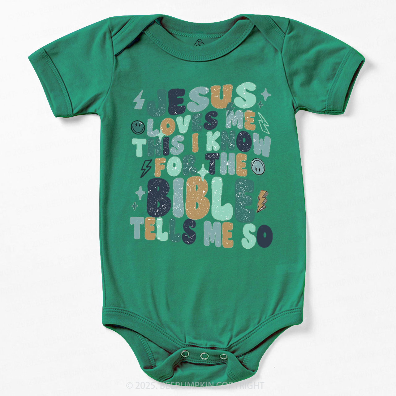 Jesus Loves Me Bodysuit Beepumpkin