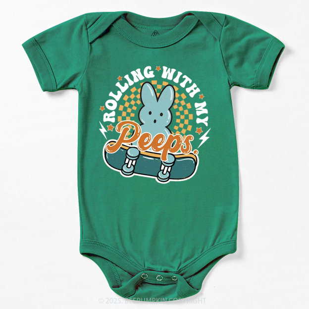 Rolling With My Peeps Bodysuit Beepumpkin