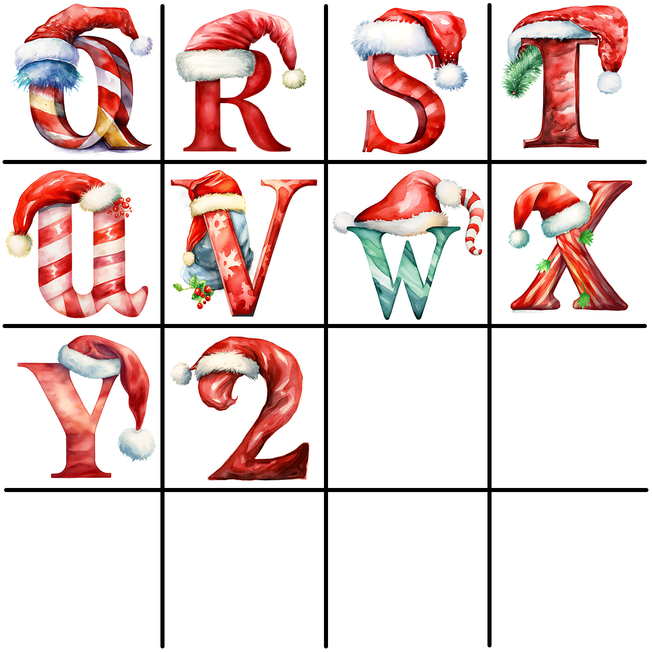 Personalized Christmas Gift Monogrammed Family T-Shirts