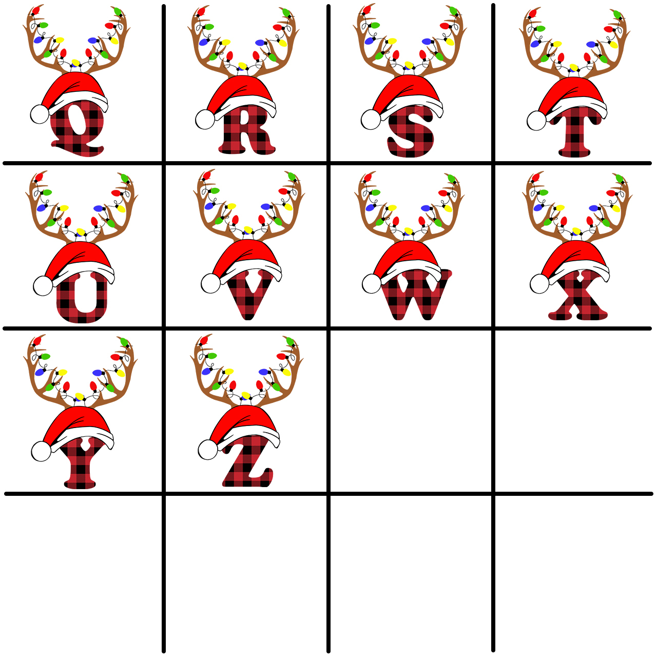 Personalized Buffalo Plaid Monogrammed Christmas Pajamas Beepumpkin