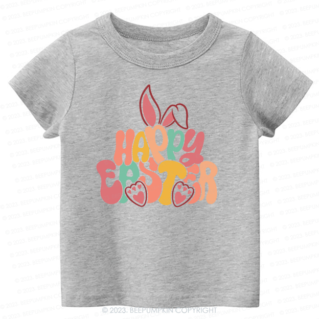 Retro  Happy Easter -Toddler Tees