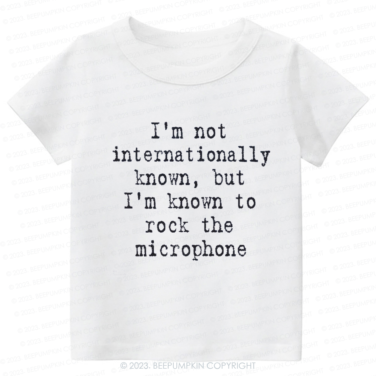 It Takes Two I'm Not Internationally Known Kids Shirt