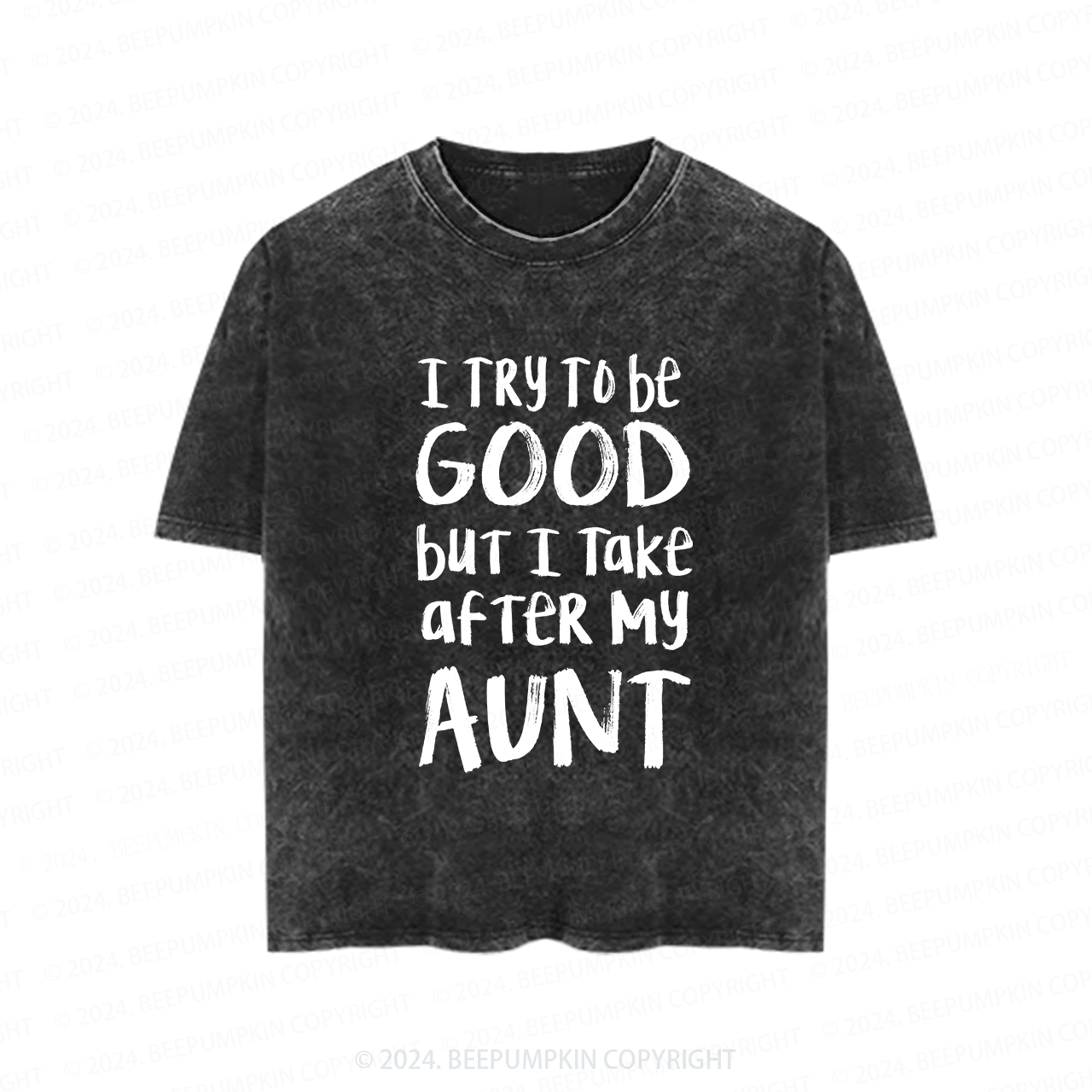 I Try To Be Good But I Take After My Aunt Toddler&Kids Washed Tees        