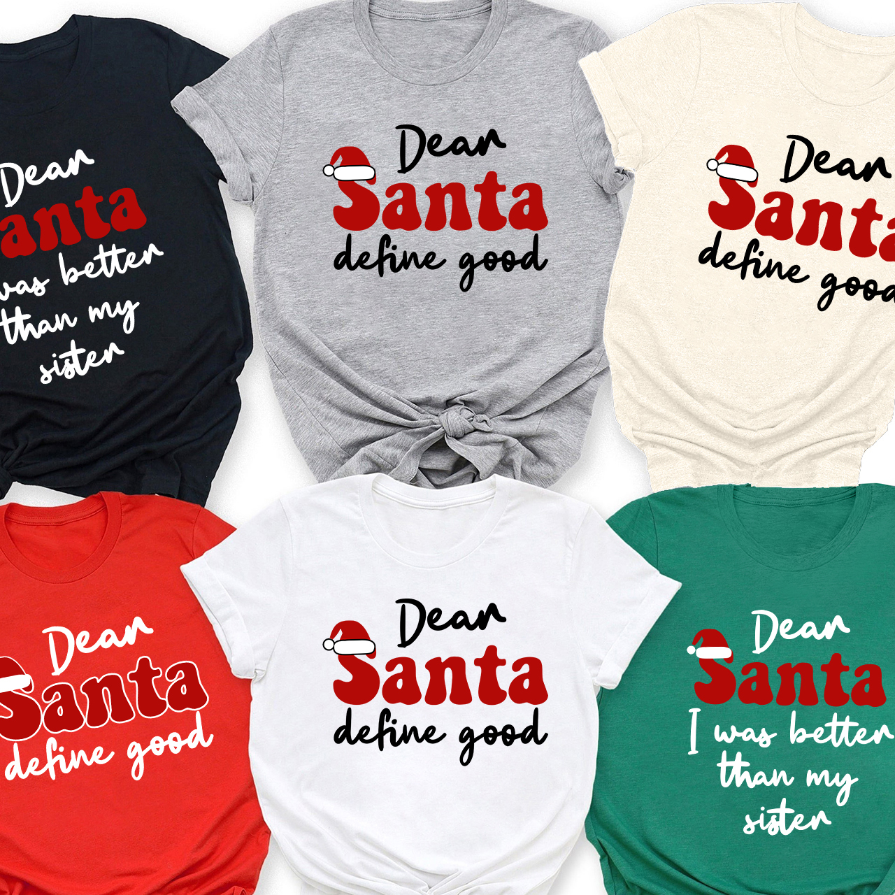 Dear Santa Define Good Christmas Family Matching Shirt