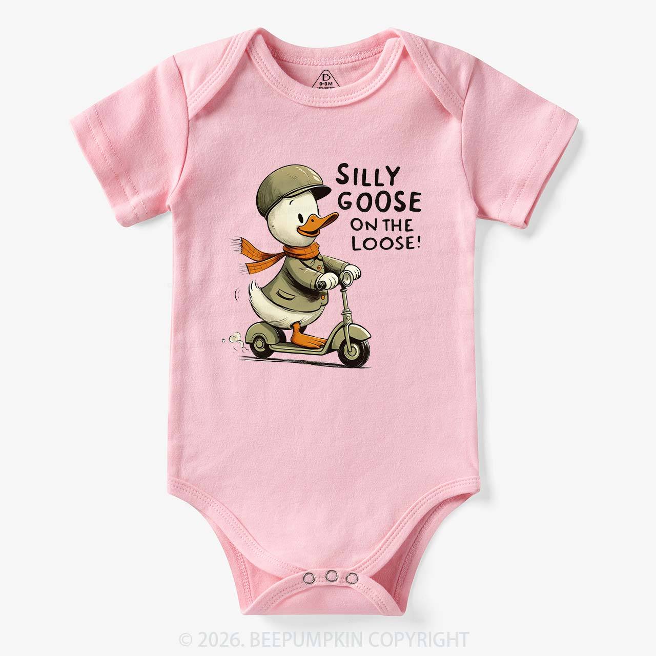 Silly Goose on the Loose Funny Bodysuit