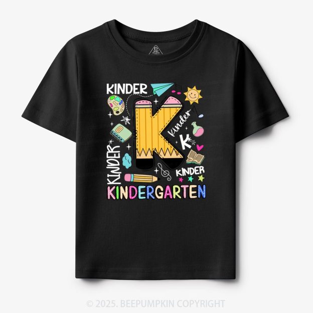 Personalized First Day Of School Toddler&Kid's Tees Beepumpkin