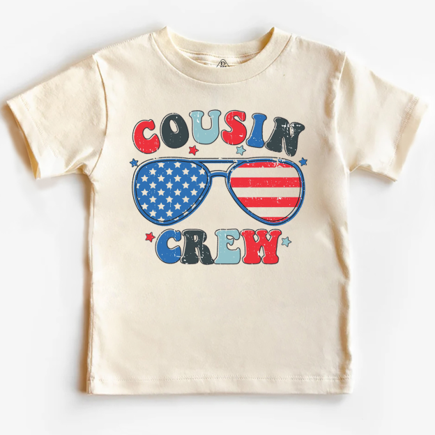 Cousin Crew 4th Of July Toddler&Kid's Tees Beepumpkin 