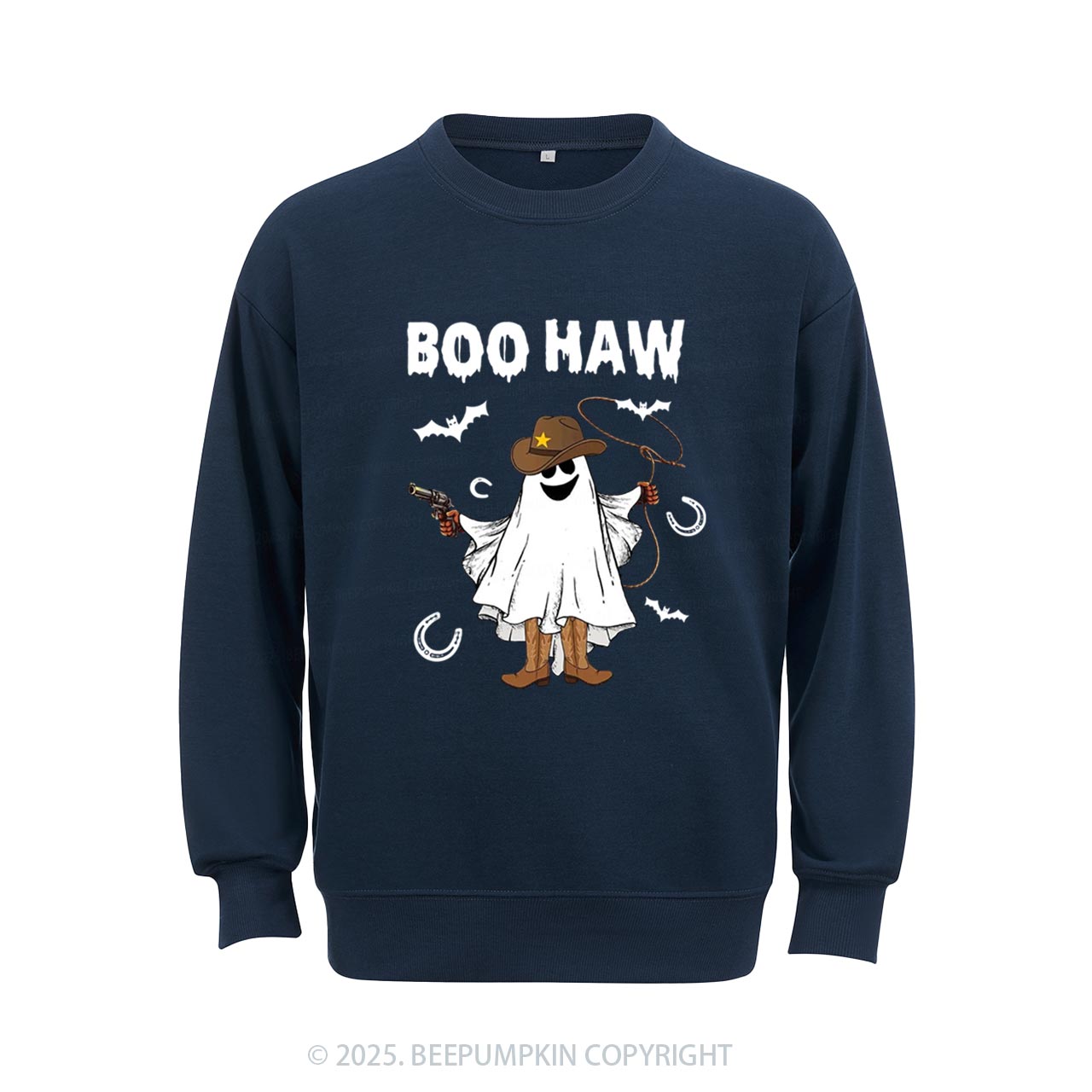 Boo Haw Halloween Sweatshirt Beepumpkin