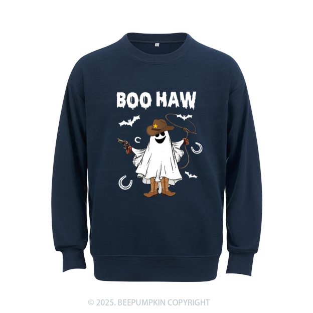 Boo Haw Halloween Sweatshirt Beepumpkin