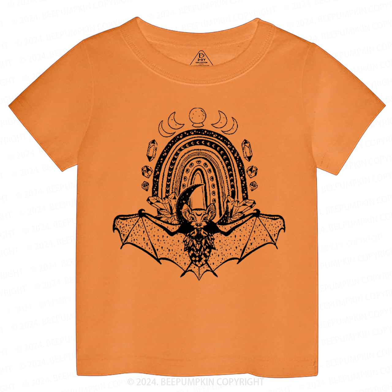 Personalized Halloween Pumpkin Toddler&Kids Tees