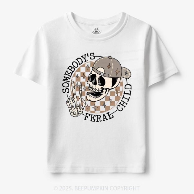 Somebody's Feral Child Toddler&Kid's Tees Beepumpkin 7