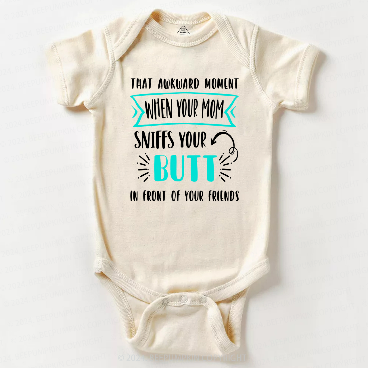 Awkward Moment Mom Sniffs Your Butt Baby Bodysuit 7
