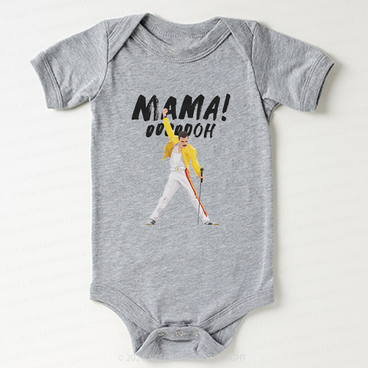 Music Picture Kids Rock Bodysuit For Baby 8