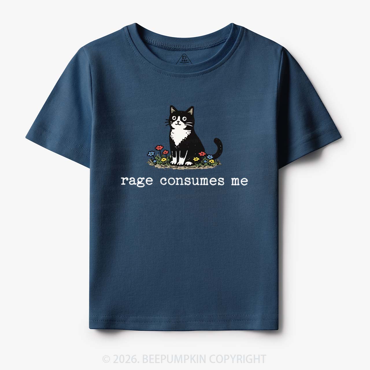 Funny Cat Rage Consumes Me Toddler&Kid's Tees