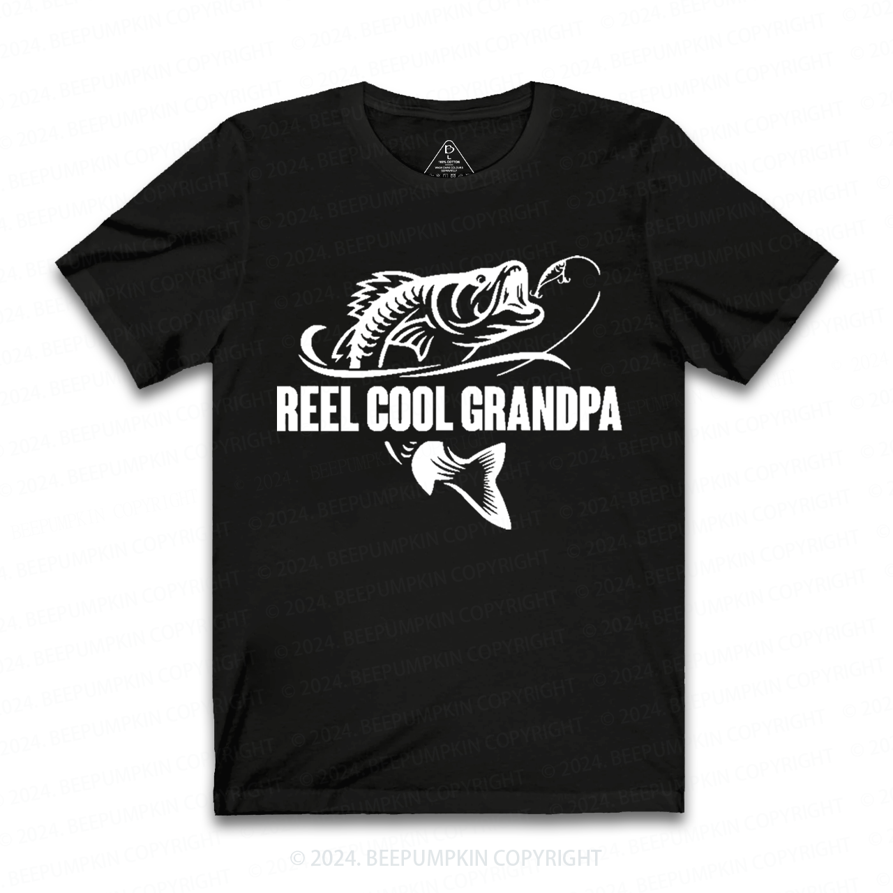 Reel Cool Grandpa Fishing T-shirt