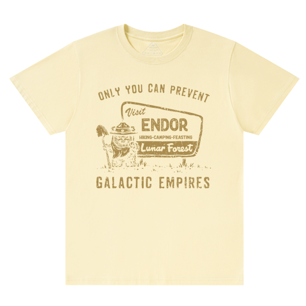Ewok Endor National Park SW Dad T-shirt