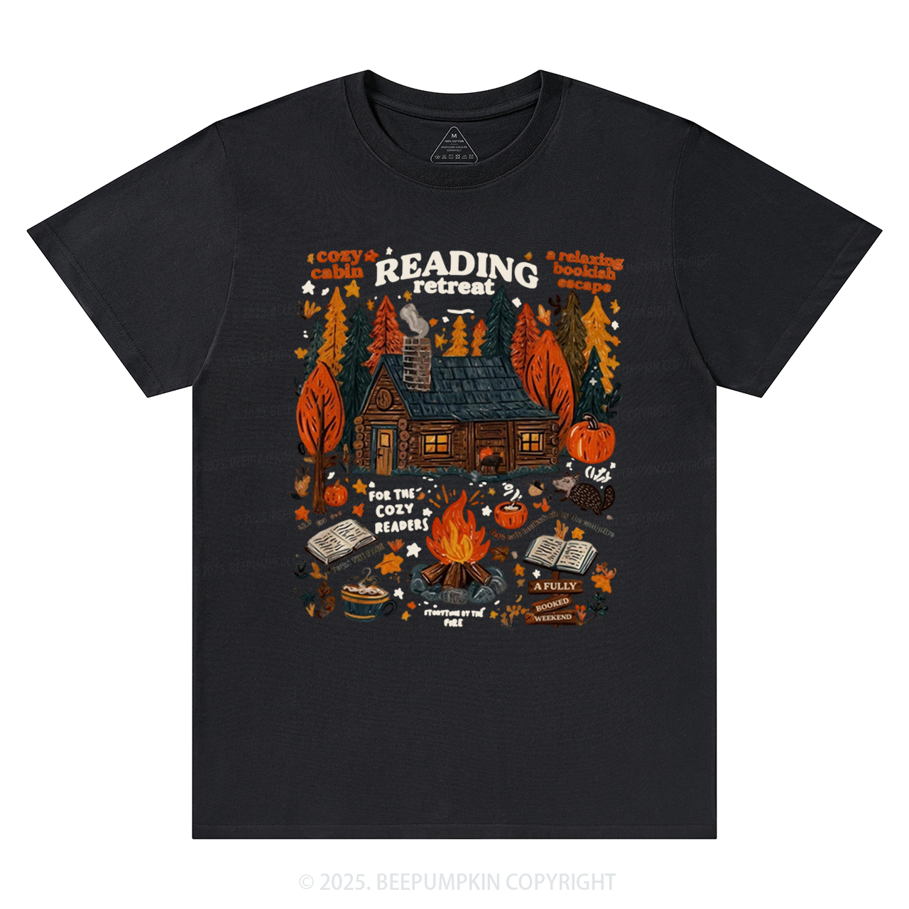 Fall Bookish T-Shirts Beepumpkin
