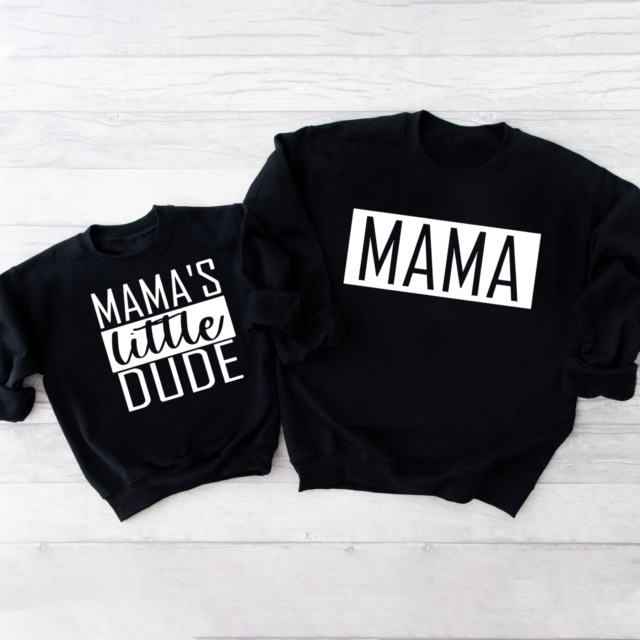 Mama's Little Dude Mom&Me Swetshirt