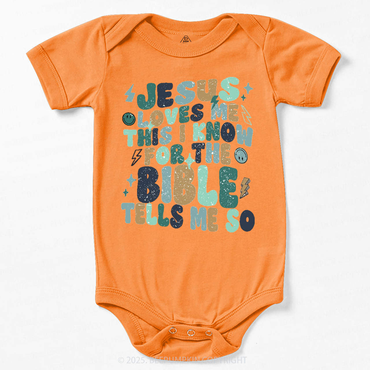 Jesus Loves Me Bodysuit Beepumpkin