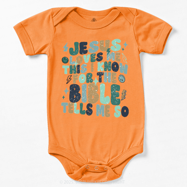 Jesus Loves Me Bodysuit Beepumpkin