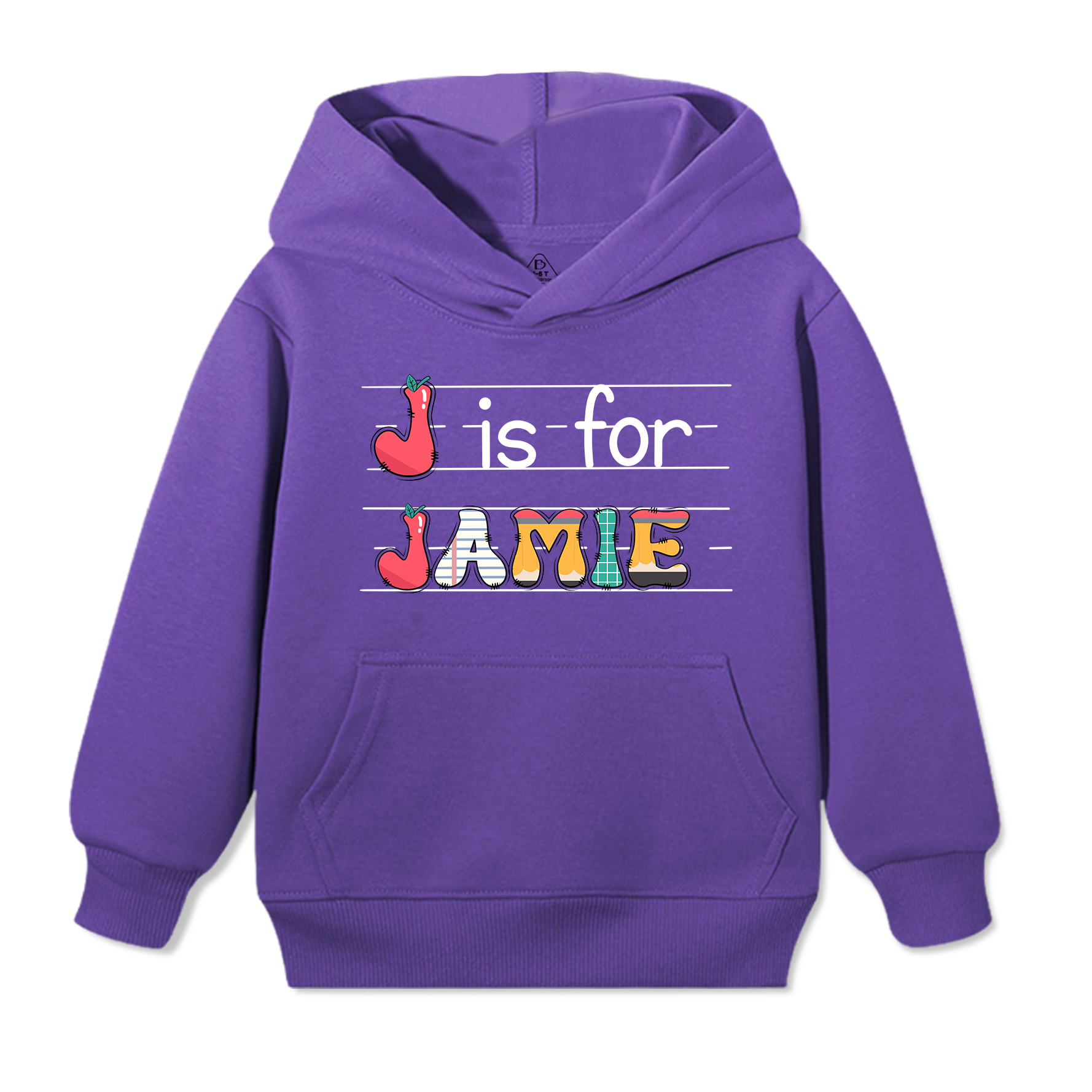 Personalized Kid’s Name Back To School Kid's Hoodies Beepumpkin