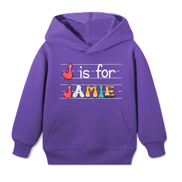 Personalized Kid’s Name Back To School Kid's Hoodies Beepumpkin
