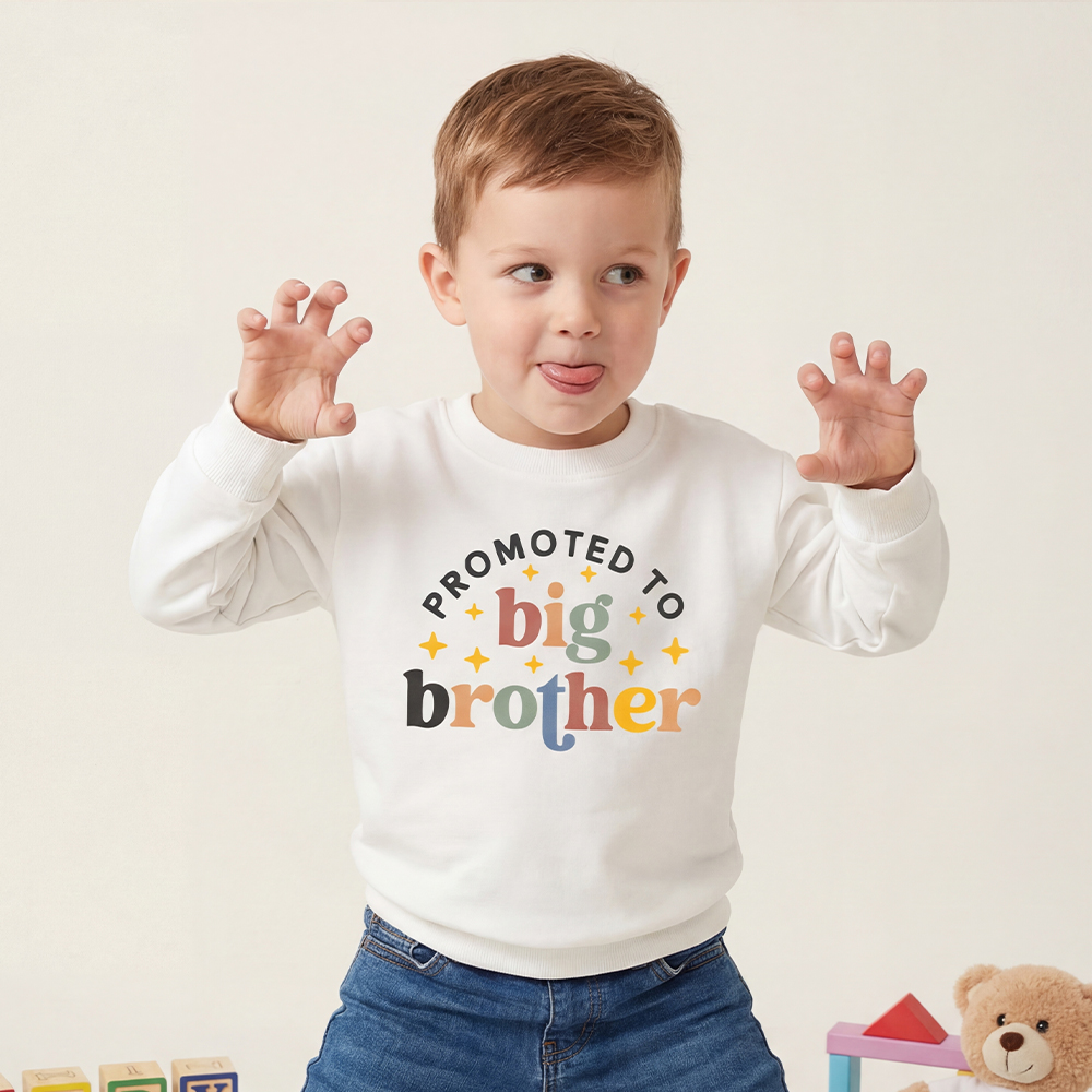 Future Promoted To Big Brother Kid's Sweatshirt