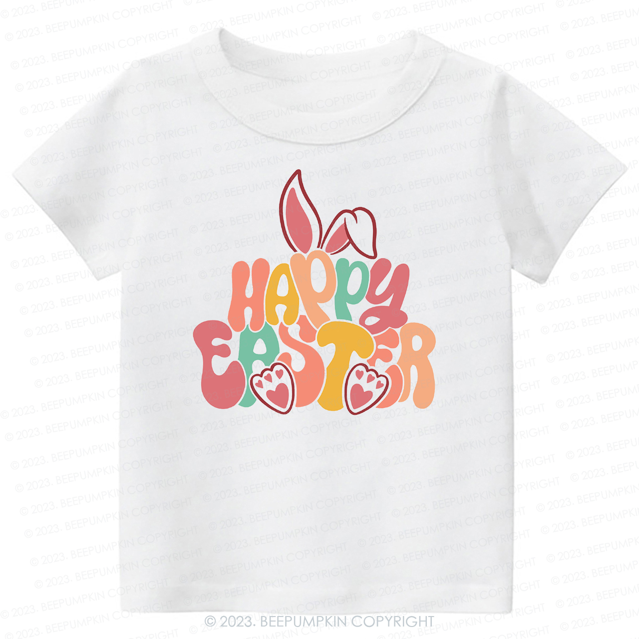 Retro  Happy Easter -Toddler Tees