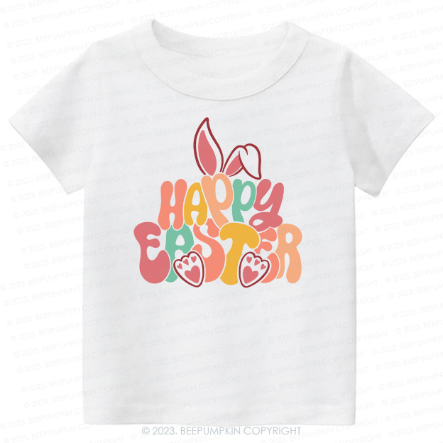 Retro  Happy Easter -Toddler Tees