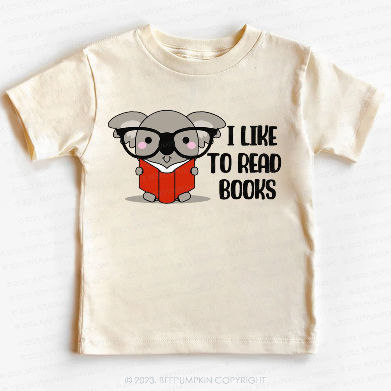 I Like To Read Books Elephant Kids Shirt