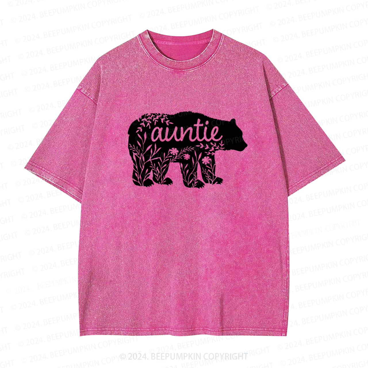 Auntie Bear Auntie Washed Tees