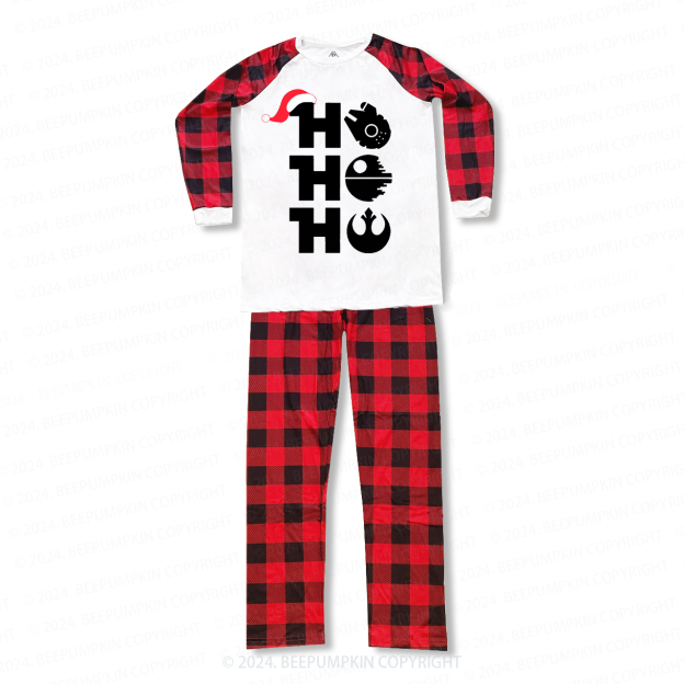 Retro Ho Ho Ho Christmas Family Matching Pajamas