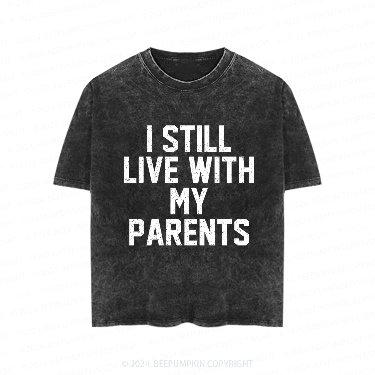 I Still Live With My Parents Toddler&Kids Washed Tees        