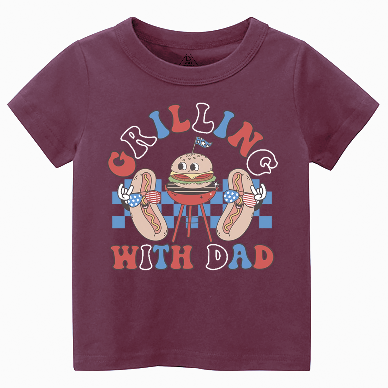 Grilling With Dad Toddler&Kid's Tees Beepumpkin 