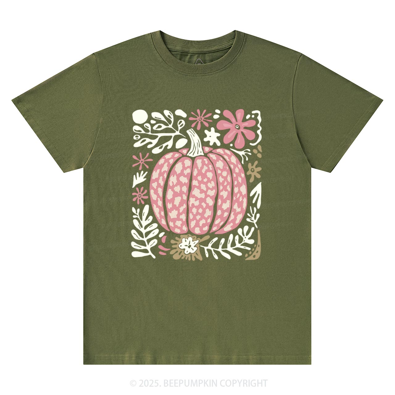 Leopard Pink Pumpkin T-Shirts Beepumpkin