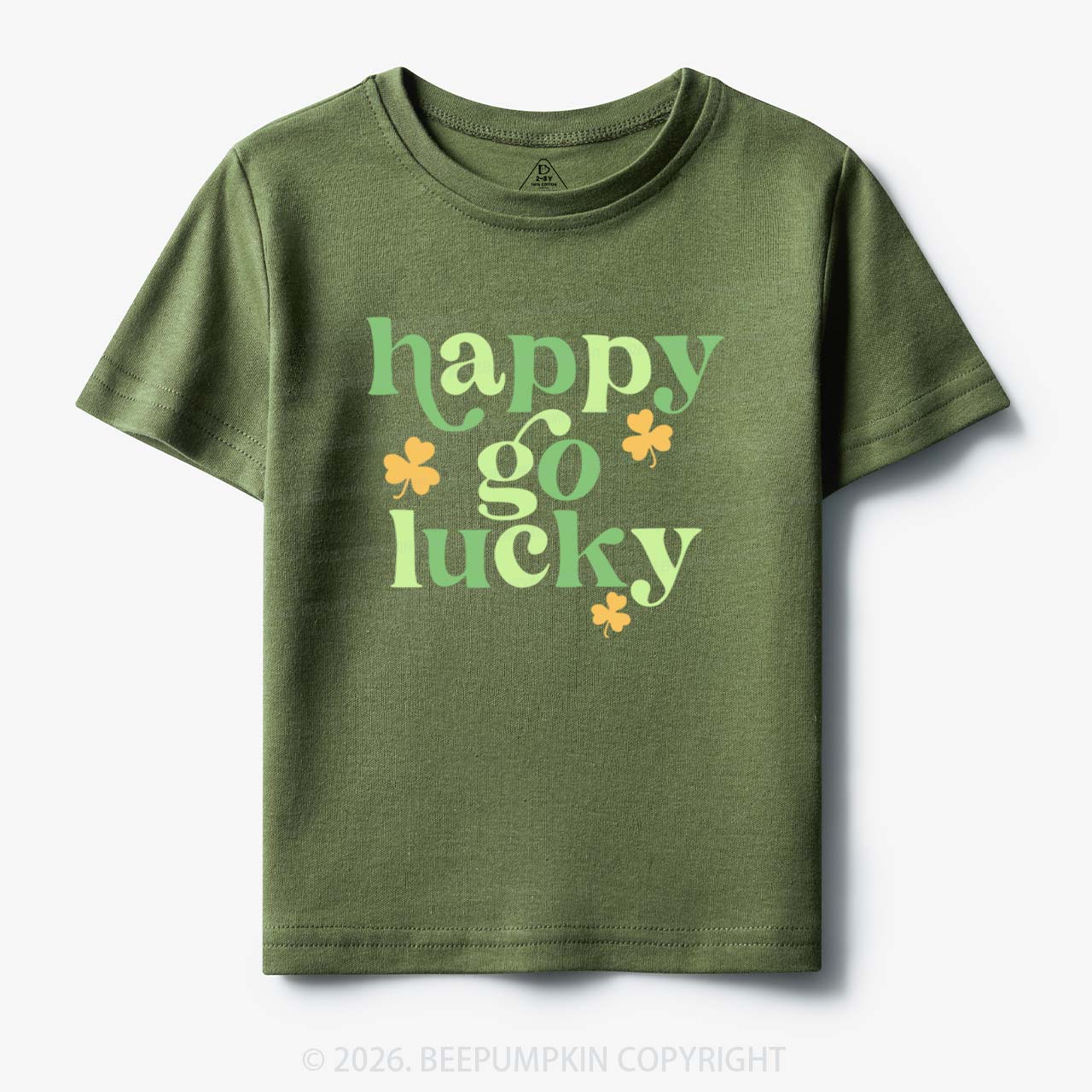 Happy Go Lucky St. Patrick's Day Toddler&Kid's Tees Beepumpkin