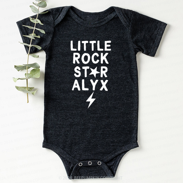 Personalized Little Rock Star Bodysuit For Baby 8