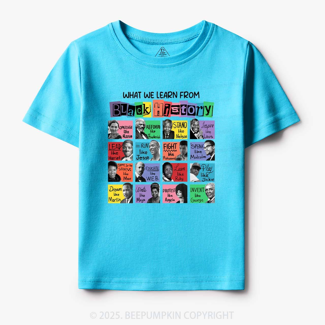 What We Learn From Black History Toddler&Kid's Tees Beepumpkin