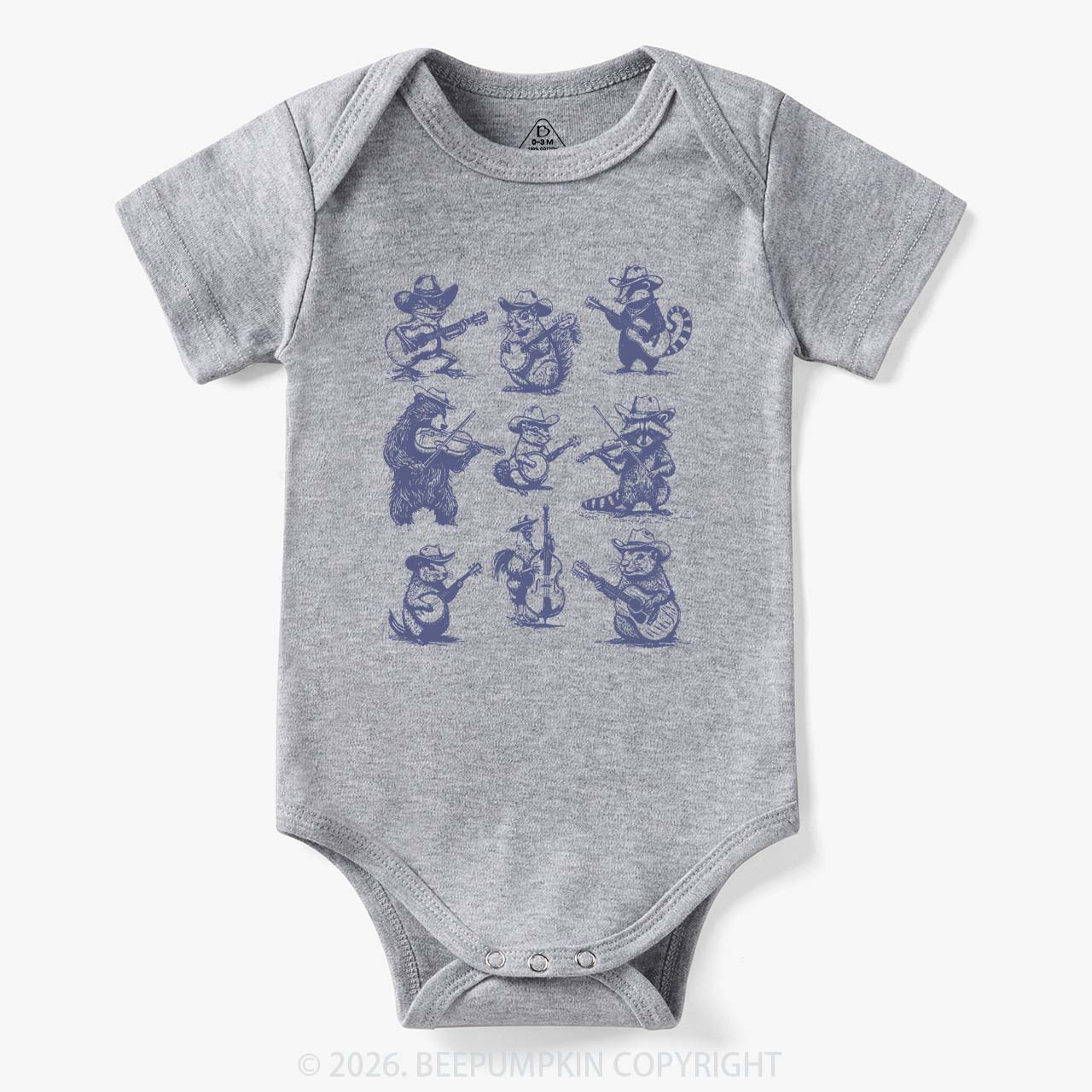 Animal Musicians Bodysuit