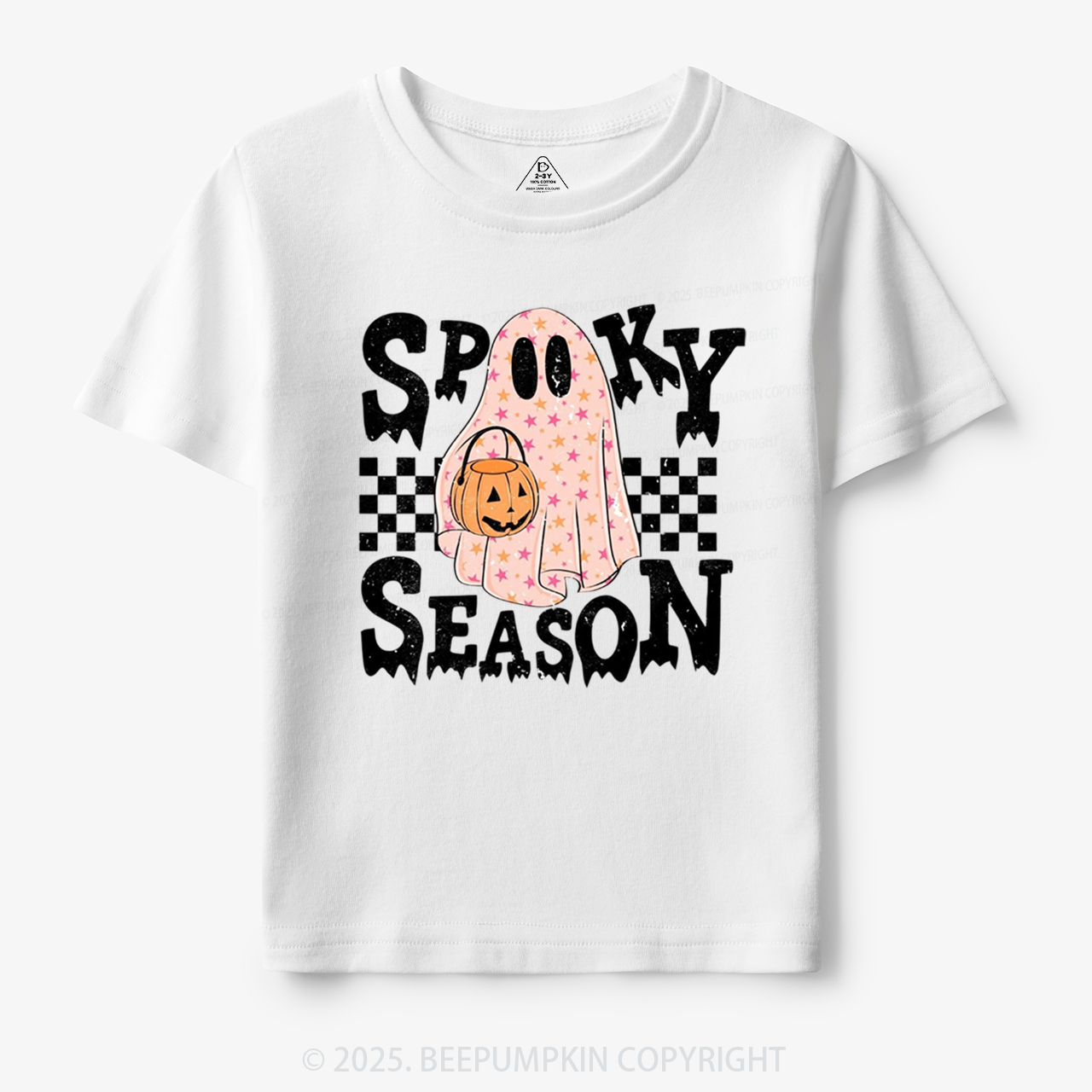Spooky Season Toddler&Kid's Tees Beepumpkin