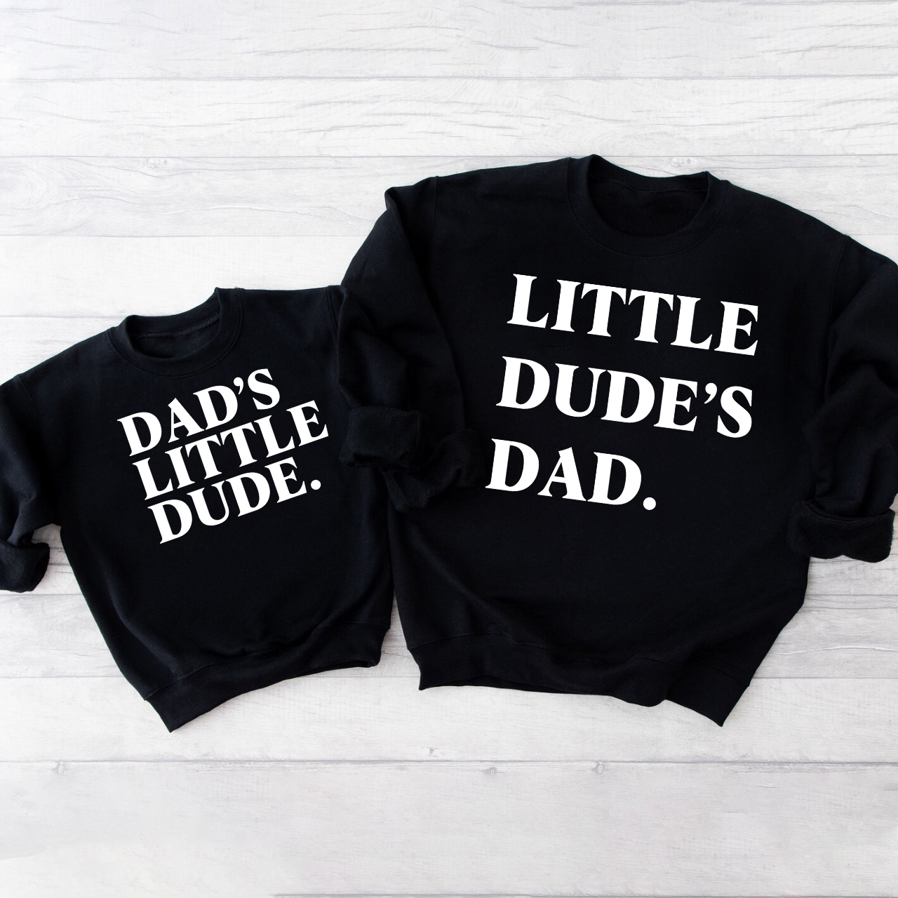 Matching Dad And Me Swetshirt (Little Dude's)