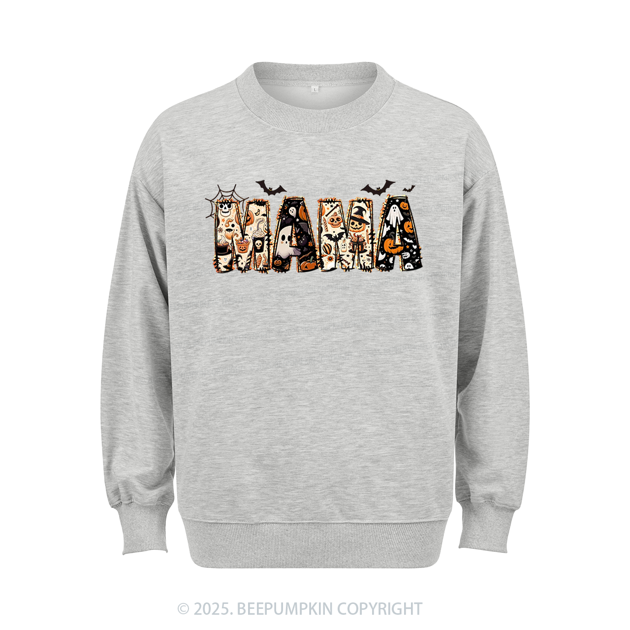 Personalized Halloween Mama Sweatshirt Beepumpkin